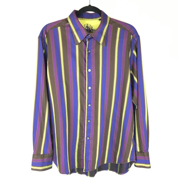 Robert Graham Other - Robert Graham Flip Cuff Dress Shirt,  Embroidered